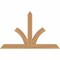 Ekena Millwork Richland Timber Gable Bracket, Western Red Cedar, 48"W x 30"H x 3 1/2"D x 3 1/2"F, 15/12 Pitch GBW048X30X0404RIC00SWR - alternate 1